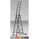 Лестницы и стремянки Новая высота NV 323 трёхсекционная профессиональная 3x8 ступеней