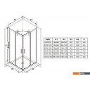 Душевые кабины Ravak BLSRV2K-90 X1XM70300Z1