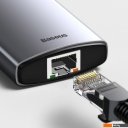 USB-хабы и док-станции Baseus Metal Gleam Series 8-in-1 Multifunctional Type-C HUB Docking Station CAHUB-CV0G