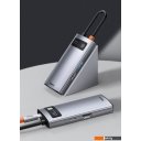 USB-хабы и док-станции Baseus Metal Gleam Series 4 in 1 Multifunctional Type-C CAHUB-CY0G