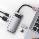 USB-хабы и док-станции Baseus Metal Gleam Series 4 in 1 Multifunctional Type-C CAHUB-CY0G