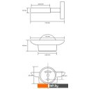Аксессуары для ванной и туалета Bemeta Dark 104108040