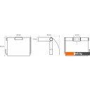 Аксессуары для ванной и туалета Bemeta Nero 135012010