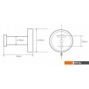 Аксессуары для ванной и туалета Bemeta Omega 104106062