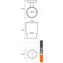 Аксессуары для ванной и туалета Bemeta Trend-i 104110018