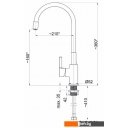 Смесители Rubineta Flexy-33 FL30068 (черный/хром)