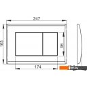 Клавиши и системы смыва Alcaplast M272