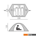 Палатки BTrace Flex 3 Pro (зеленый)