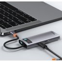USB-хабы и док-станции Baseus Metal Gleam Series 6-in-1 Multifunctional USB Type C CAHUB-CW0G