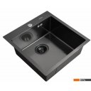 Кухонные мойки ARFEKA AF 500*505 Black PVD Nano