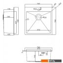 Кухонные мойки ARFEKA Eco AR 500*500 Satin