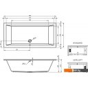 Ванны Riho Lusso 190x90 (с ножками)