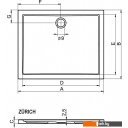 Душевые поддоны Riho Zurich 160x90 [DA66]