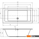 Ванны Riho Lusso 180x90 (с ножками)