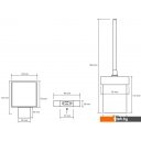 Аксессуары для ванной и туалета Bemeta Nero 135013010