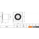 Вытяжная и приточная вентиляция CATA B-12 Plus Вытяжная и приточная вентиляция CATA B-12 Plus
