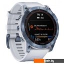 Умные часы и браслеты Garmin Fenix 7X Sapphire Solar 51 мм (голубой минерал/белый камень)