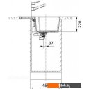 Кухонные мойки Franke Urban UBG 611-62 (черный матовый)