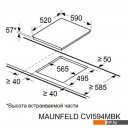 Варочные панели MAUNFELD CVI594MBK