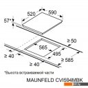 Варочные панели MAUNFELD CVI594MBK2