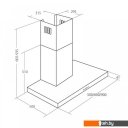 Вытяжки Akpo Feniks Slim Glass Eco 60 WK-4 (черное стекло/нержавеющая сталь)