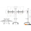 Кронштейны Arm Media PT-Stand-15 (серебристый)