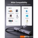 USB-хабы и док-станции Ugreen CM475 USB C to Ethernet 60600