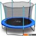 Батуты Atlas Sport 252 см - 8ft (с лестницей, внутренняя сетка, синий) Батуты Atlas Sport 252 см - 8ft (с лестницей, внутренняя сетка, синий)