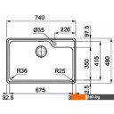 Кухонные мойки Franke Bell BCX 610-74 TL 101.0689.946
