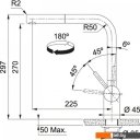 Смесители Franke Atlas Neo 115.0681.241 (золотая шампань)