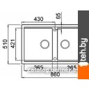 Кухонные мойки Elleci Best 450 Undermount Antracite G59 LGB45059BSO