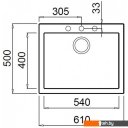 Кухонные мойки Elleci Quadra 102 Bianco G68