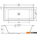 Ванны Riho Still Square Led 170x75 BR0200500K00132 (подголовник, без ножек)