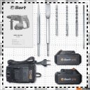 Перфораторы Bort BHD-20LI-BL (с 2-мя АКБ, кейс)