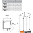 Душевые кабины Ravak Brilliant BSRV4 90x90