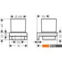 Аксессуары для ванной и туалета Hansgrohe AddStoris 41749670