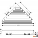 Мебель для ванных комнат Hansgrohe Полка AddStoris 41741670