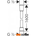 Душевые системы и гарнитуры Hansgrohe Isiflex 28276670 (черный матовый)