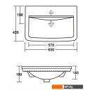 Умывальники Керамин Милан 65