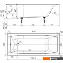 Ванны Универсал Эталон-У 170х70 (1 сорт, без ножек)
