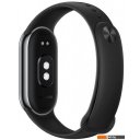 Умные часы и браслеты Xiaomi Smart Band 8 (серый, с черным силиконовым ремешком, международная версия)