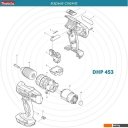 Шуруповерты, гайковерты, электроотвертки Makita DHP453RAJ (с 2-мя АКБ 2 Ач, кейс)