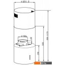 Вытяжки MAUNFELD Lee Light Isla 35 (черный, в одной коробке)