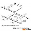 Варочные панели MAUNFELD CVI594BK