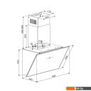 Вытяжки MAUNFELD Eagle 850 60 (белое стекло)
