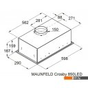 Вытяжки MAUNFELD Crosby 850LED (белый)