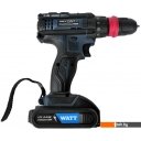 Шуруповерты, гайковерты, электроотвертки WATT WAS-18Li-3 1.018.030.23 (с 2-мя АКБ, кейс)