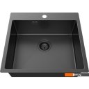 Кухонные мойки Zorg ZRN 5055 Premium PVD Gunblack Кухонные мойки Zorg ZRN 5055 Premium PVD Gunblack