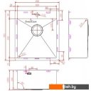 Кухонные мойки Zorg ZRN 5045 Premium PVD Gunblack