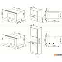 Микроволновые печи Smeg MP122B3